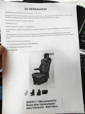 Lkw Gesundheitssitz