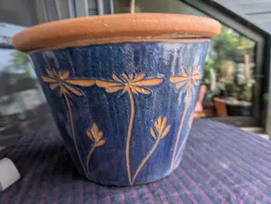 Terracotta-Pflanzentopf