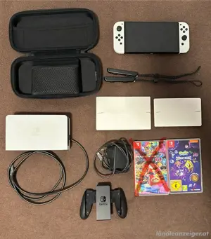 Nintendo Switch OLED (kaum genutzt) + Spongebob Cosmic Shake