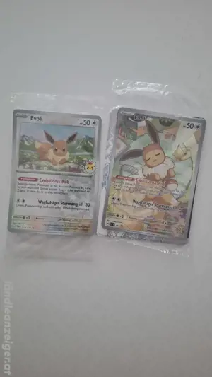 Evoli Pokemon Karten