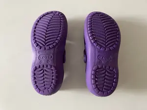 Crocs Ballerinas lila Größe 10 (EU 27-28) original - wie neu - Mädchen Bild 4
