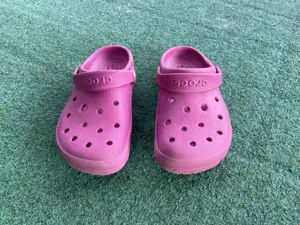Crocs pink original Größe 13 (30-31) - wie neu - Mädchen Bild 3