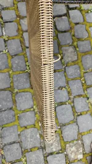 2 Stück Gartenstühle aus Rattan-Kunststoffgeflecht - gebraucht  Bild 4