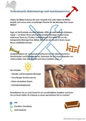 Montage Anschlussservice!
