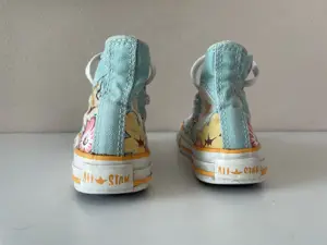 Converse All Star türkis mit Blumenmuster Gr. 27 Mädchen Bild 4