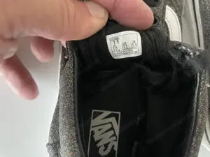 Vans Old Skool Glitter Sneakers schwarz Gr. 32 Mädchen Bild 6