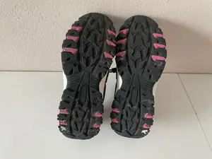 Trekking-Schuhe dunkelblau mit pinken Streifen Gr. 33  Mädchen  Kinder  Bild 3
