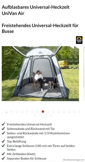 Aufblasbares Universal-Heckzelt für Busse Bild 4