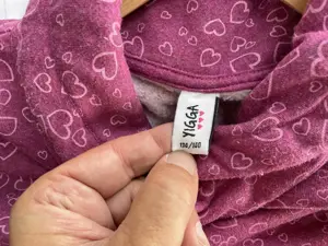 Minikleid "Yigga" pink mit Herzchen Gr. 134 140 Mädchen Bild 2