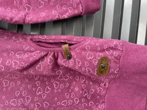 Minikleid "Yigga" pink mit Herzchen Gr. 134 140 Mädchen Bild 4