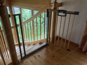 Sicherheitsgitter Geuther Easylock Wood Bild 4