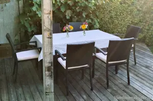 Sitzgarnitur für Außenbereich
