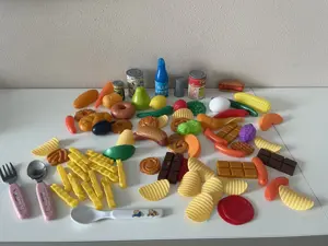 Spielzeug Lebensmittel aus Kunststoff für Verkaufsladen