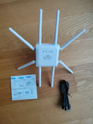 WiFi Repeater WLAN Extender WPS LAN-Anschluss NEUWERTIG