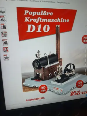 Wilesco Dampfmaschine D 10 Bild 2