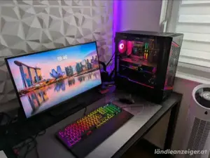 Gaming PC Setup Full MSI Roccat- Fast unbenutzt
