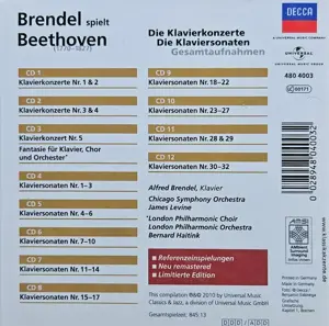 Alfred Brendel spielt Beethoven - 12er CD Box (Gesamtaufnahmen) Bild 2
