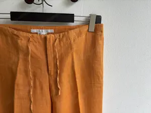 Leinen Hose von Zara Women Bild 5