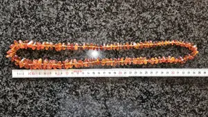 Bernsteinkette ohne Verschluss, ca. 35 cm - aus Nachlass - gebraucht