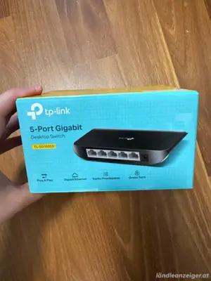 TP-Link TL-SG1005D 5-Port Gigabit Desktop Switch (5 10 100 1000Mbps) - Neu