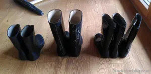 Damengummistiefel Gr. 42 zu verschenken 