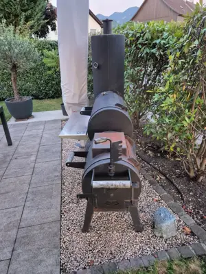 Smoker-Grill Lokomotive Bild 2