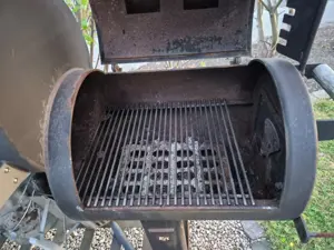 Smoker-Grill Lokomotive Bild 3