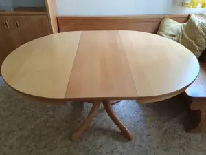 Esstisch rund, ausziehbar Bild 4