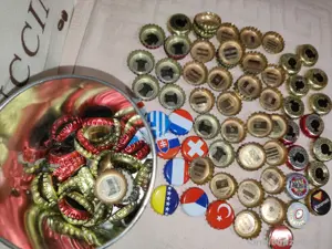 alte Kronkorken für Sammler