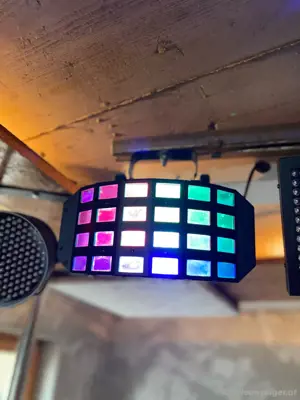 LED Derby   Moonflower Effektlicht   bunt, DMX, Soundsteuerung
