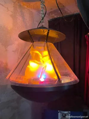 2x Feuerlicht   Flame Light Effektlampen   Hängelampen mit Flammeneffekt