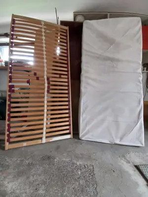 Bett, Einzelbett, Lattenrost, Matratze  Bild 2