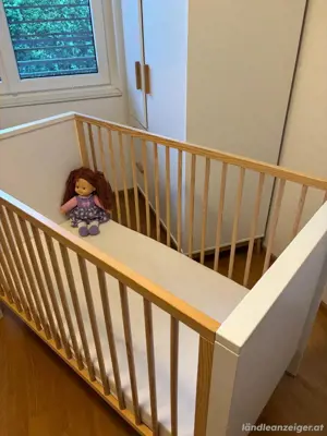 Gitterbett 129x65,5 cm Bild 3