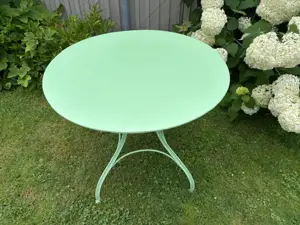 Gartentisch Metall, 1950er, Frankreich Bild 2