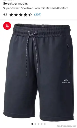 2 neue Nordcap Herren Bermudashorts Gr.XXXL