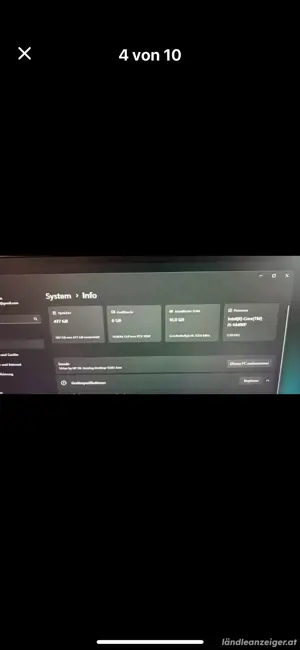 Gamer PC mit Monitor