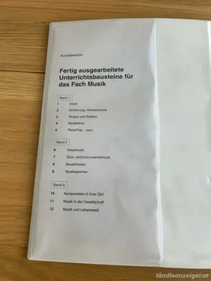 Unterrichtsbausteine für das Fach Musik Bild 2