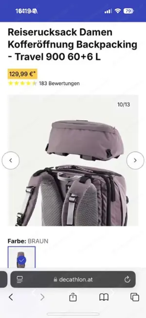 Forclaz Reiserucksack Bild 2