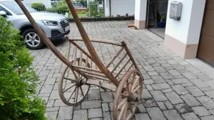 Rarität - alter Stoßkarren