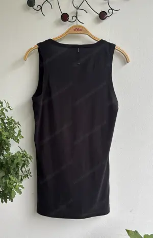 Schwarzes Damen Long Top von Diesel Bild 3