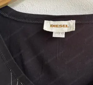 Schwarzes Damen Long Top von Diesel Bild 2