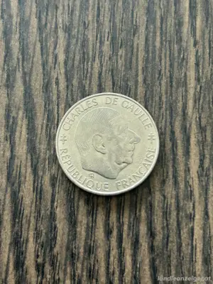 1 Franc Umlaufmünze Frankreich 1988 Bild 2