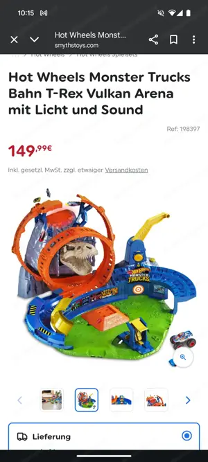 Hot Wheels Monster Truck T-Rex Bahn Bild 4