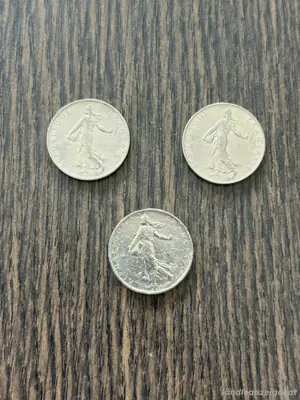 1 Franc Umlaufmünzen Frankreich, 3 Stück Bild 2
