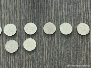 0,5 Franc Umlaufmünzen Frankreich, 13 Stück Bild 2