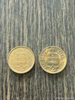 5 Escudos Umlaufmünzen Portugal, 2 Stück Bild 2