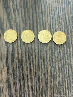 5 Centimes Umlaufmünzen Frankreich, 9 Stück Bild 2