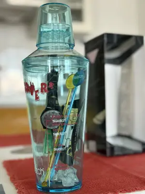 Swatch GB196 "HANGOVER" 2000 Original im Cocktailshaker Bild 3