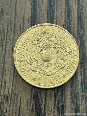 200 Lire Umlaufmünze Italien 1994-R