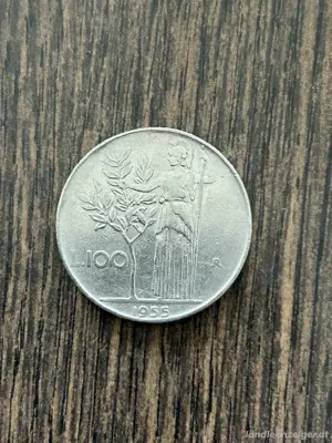 100 Lire Umlaufmünze Italien 1955